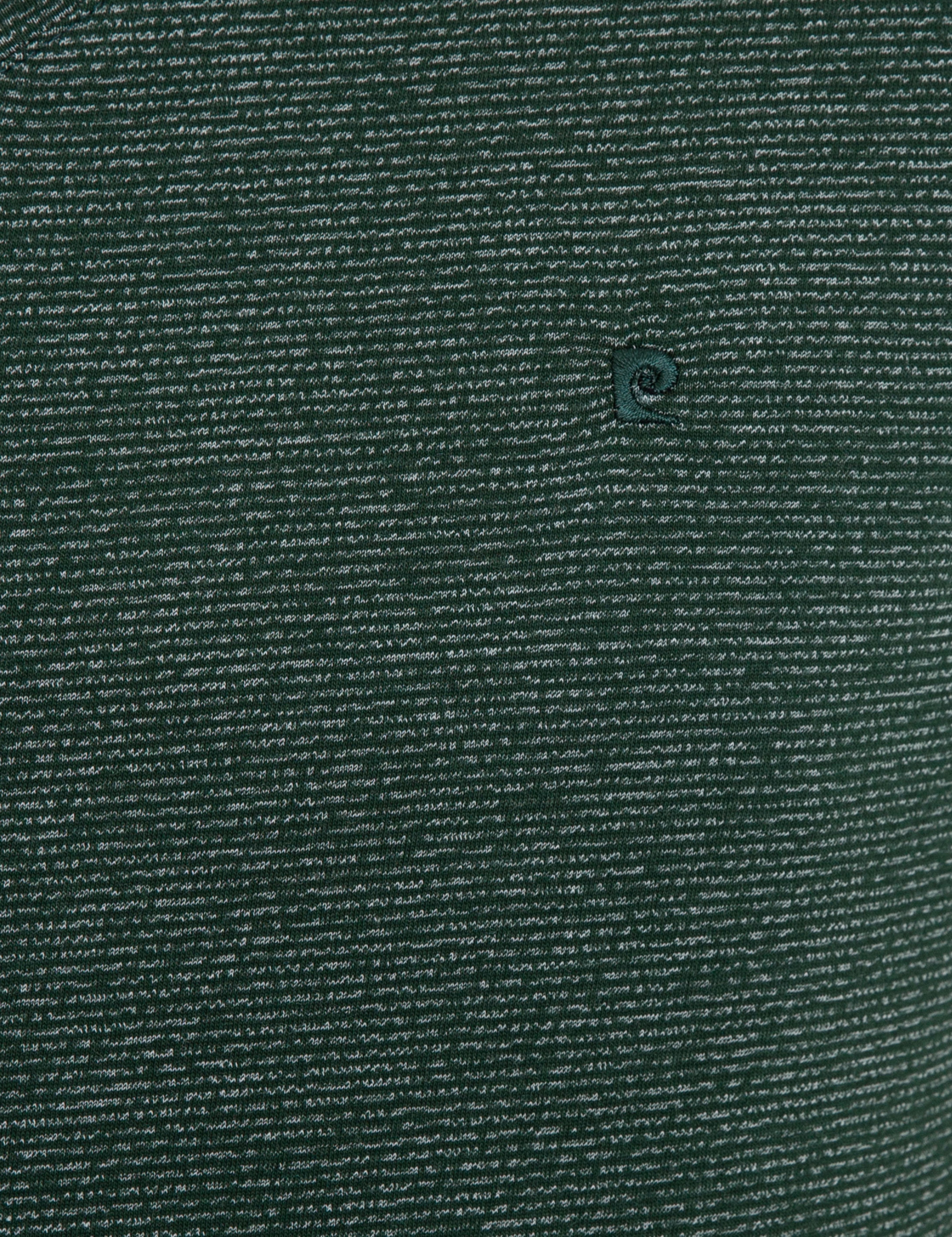 Koyu Yeşil Slim Fit V Yaka Tişört - Image 5