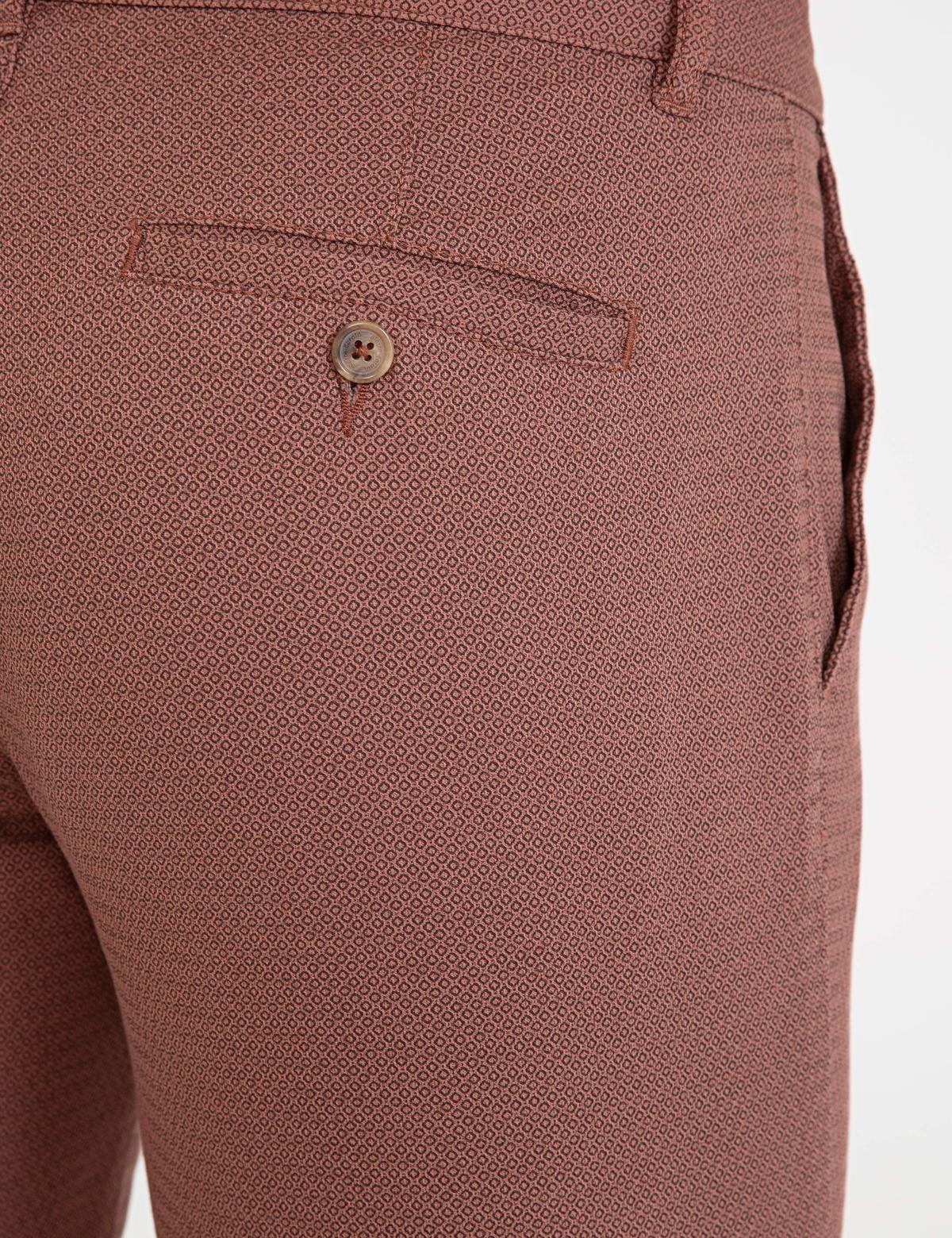 Kiremit Standart Fit Bermuda Şort - 50233251013