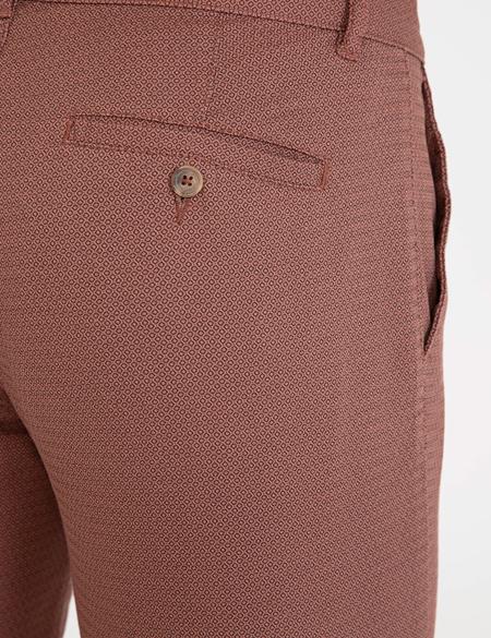 Kiremit Standart Fit Bermuda Şort - 50233251013