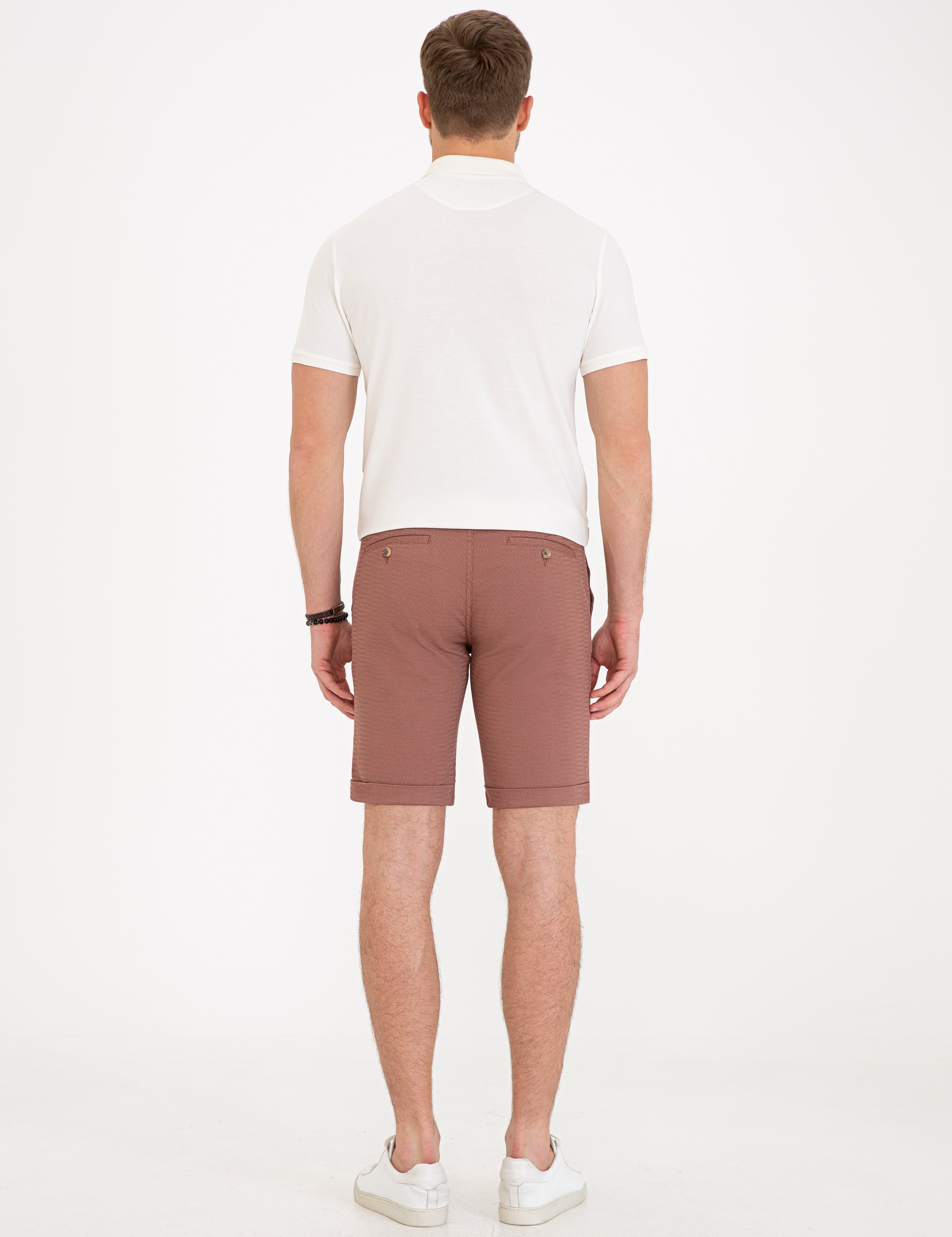 Kiremit Standart Fit Bermuda Şort - Image 3