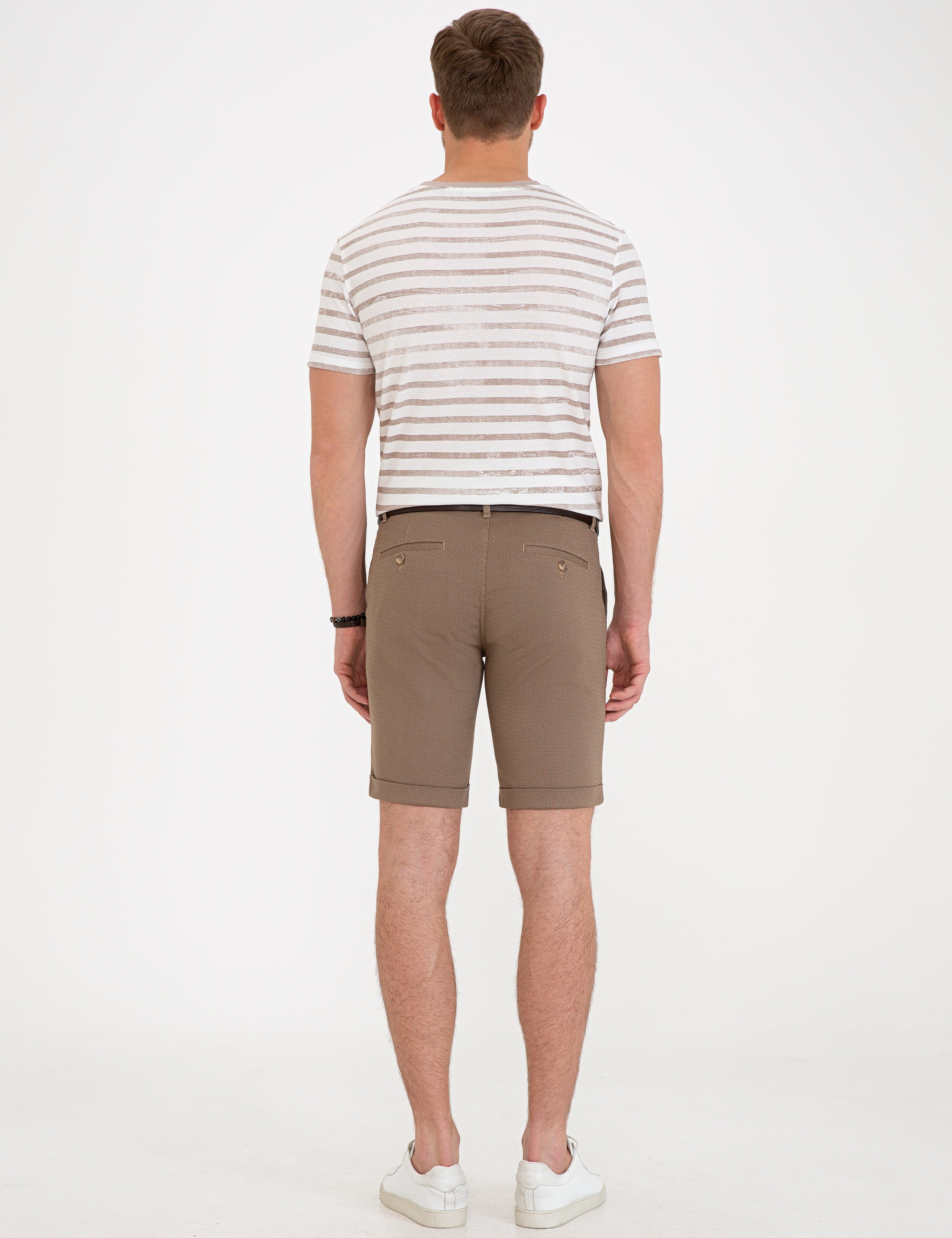 Vizon Standart Fit Bermuda Şort - Image 3