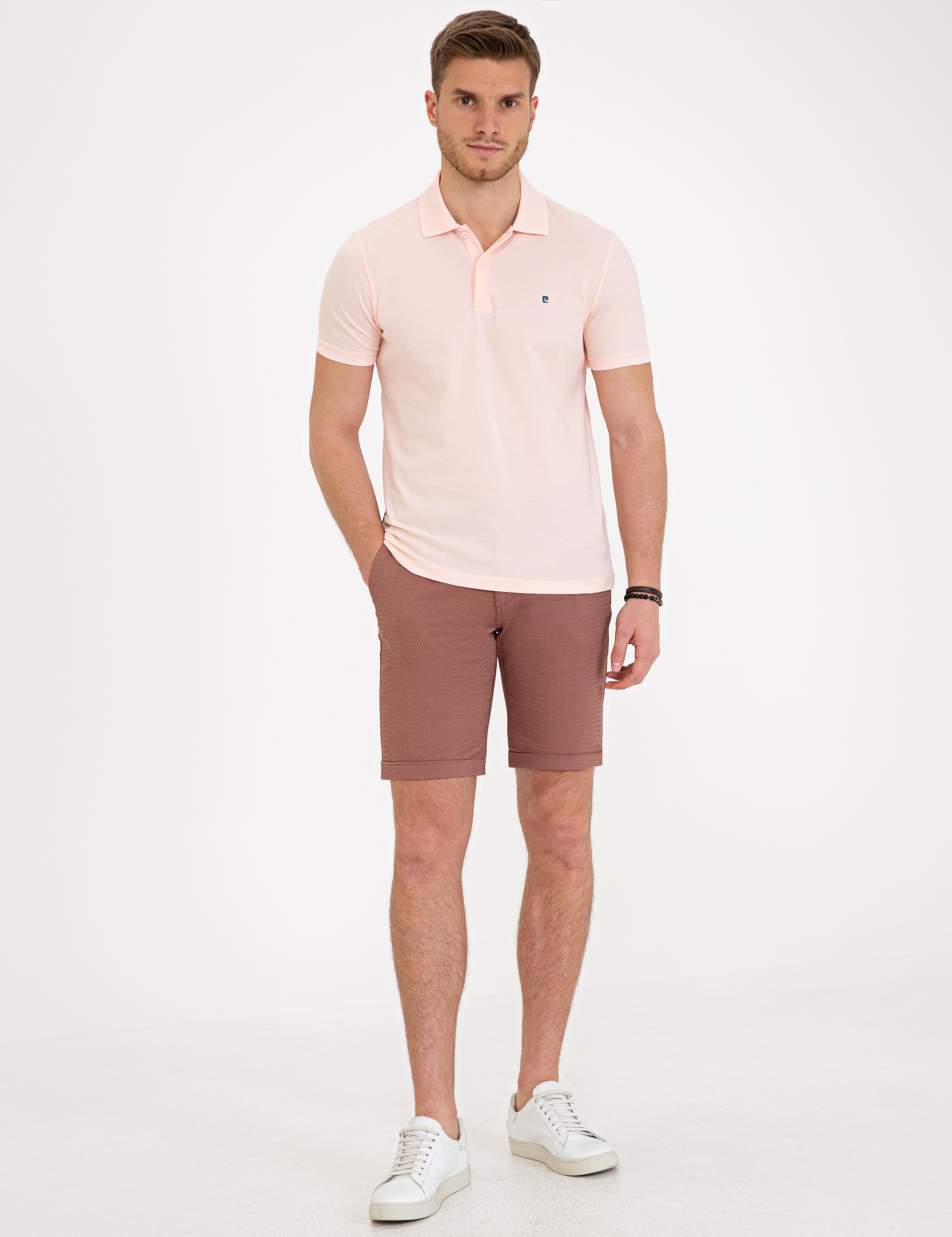 Pembe Slim Fit Basic Polo Yaka T-Shirt