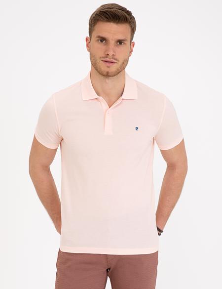 Pembe Slim Fit Basic Polo Yaka T-Shirt - 50239843136