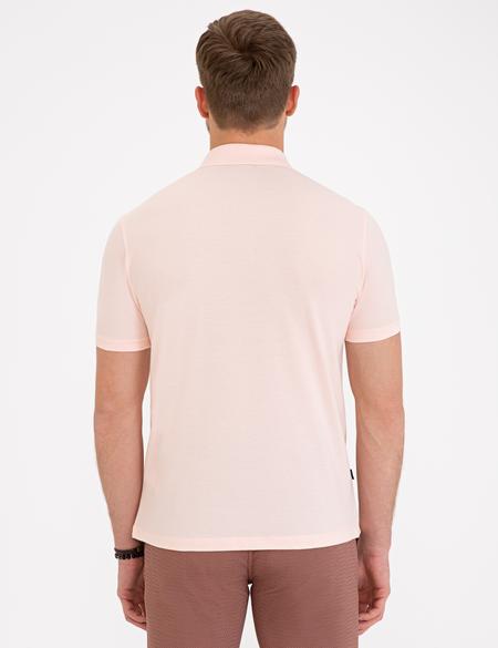 Pembe Slim Fit Basic Polo Yaka T-Shirt - 50239843136