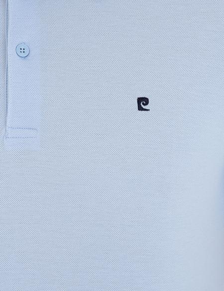 Açık Mavi Slim Fit Basic Polo Yaka T-Shirt - 50239843019