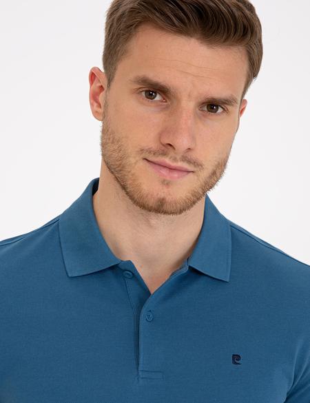 Indigo Slim Fit Basic Polo Yaka T-Shirt - 50239843065