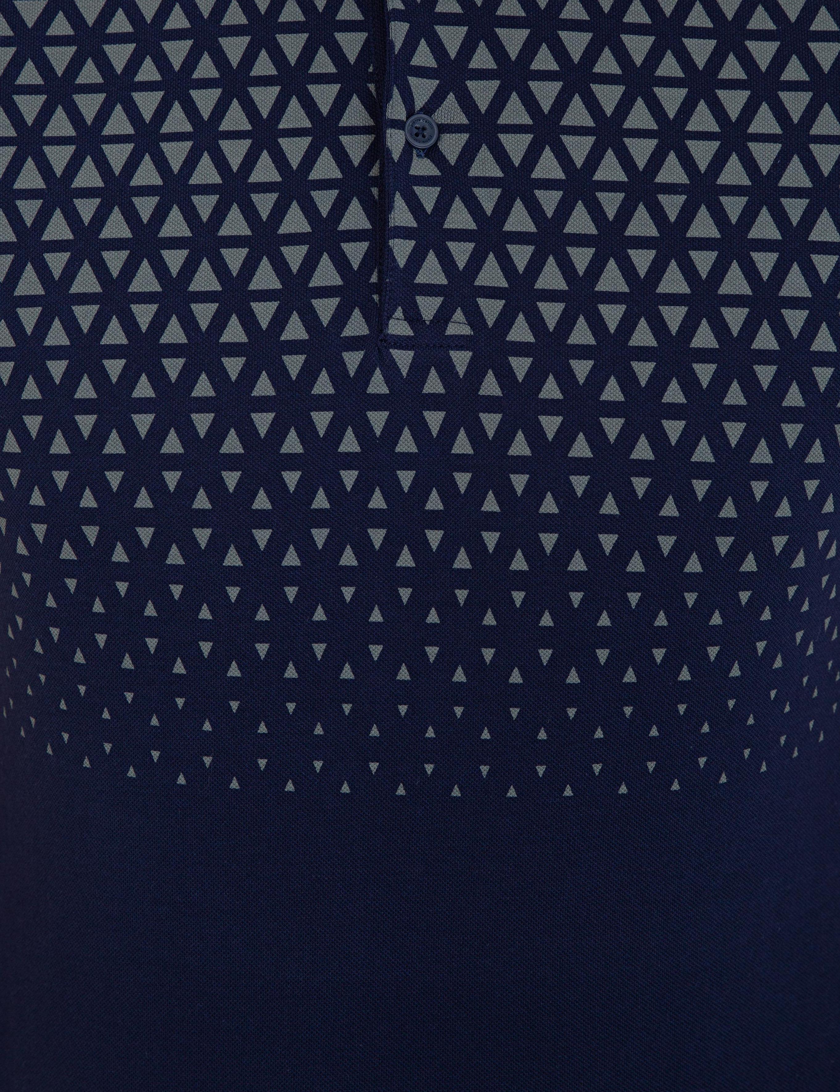 Lacivert Slim Fit Polo Yaka T-Shirt