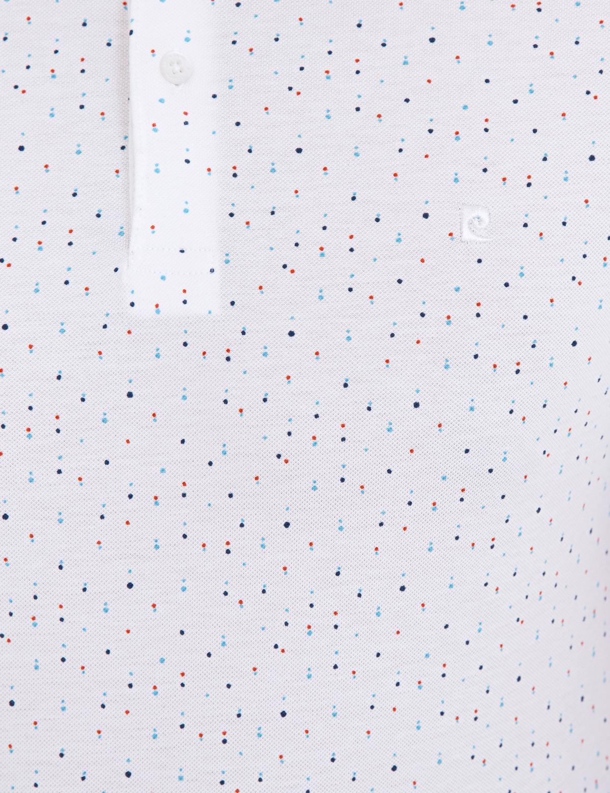 Beyaz Slim Fit Polo Yaka T-Shirt - 50226635006