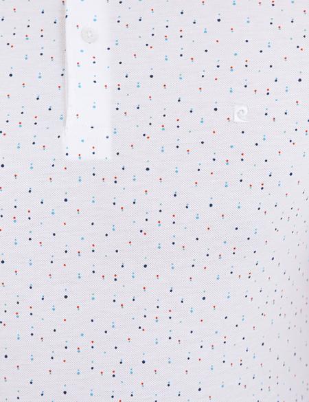 Beyaz Slim Fit Polo Yaka T-Shirt - 50226635006