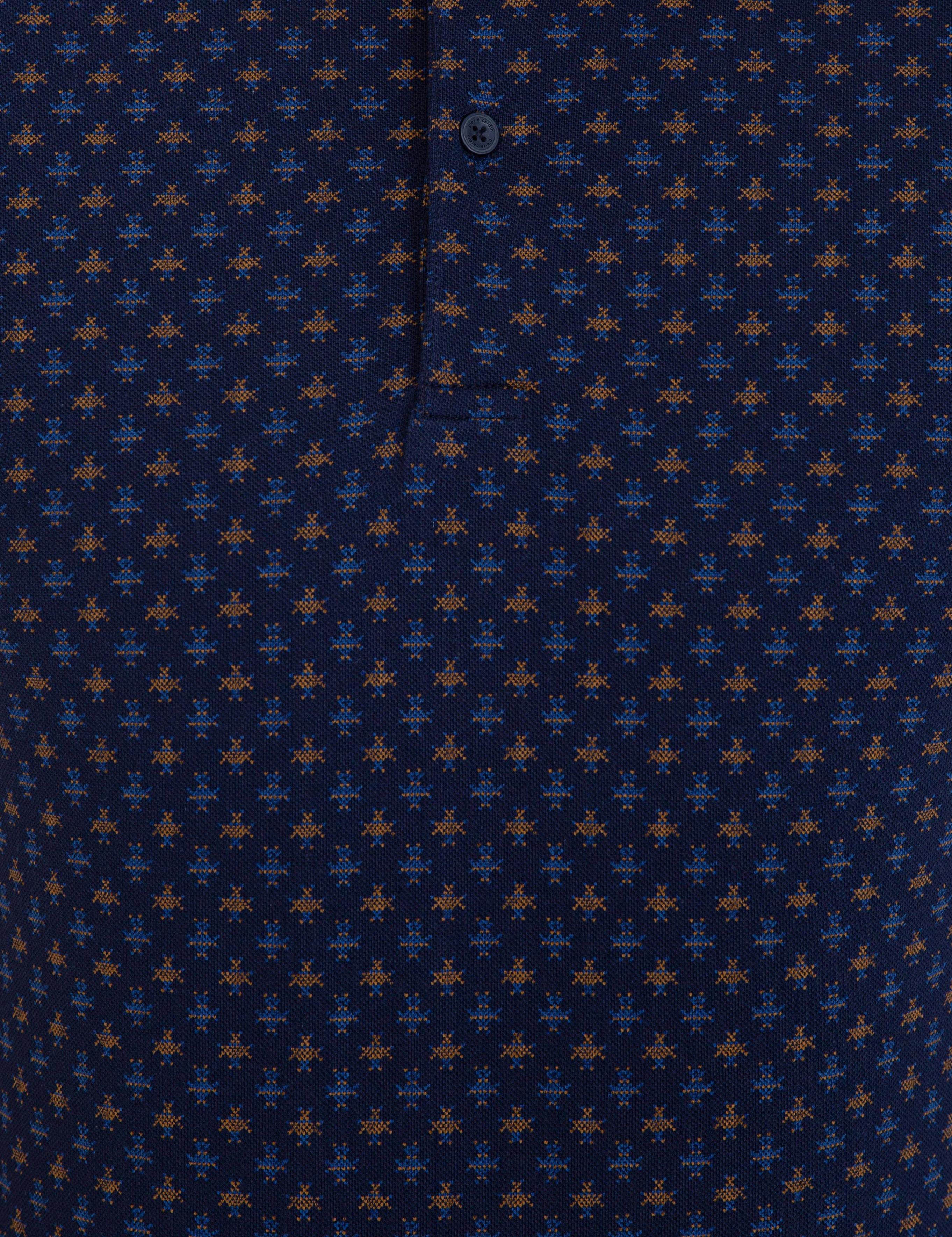 Lacivert Slim Fit Polo Yaka T-Shirt