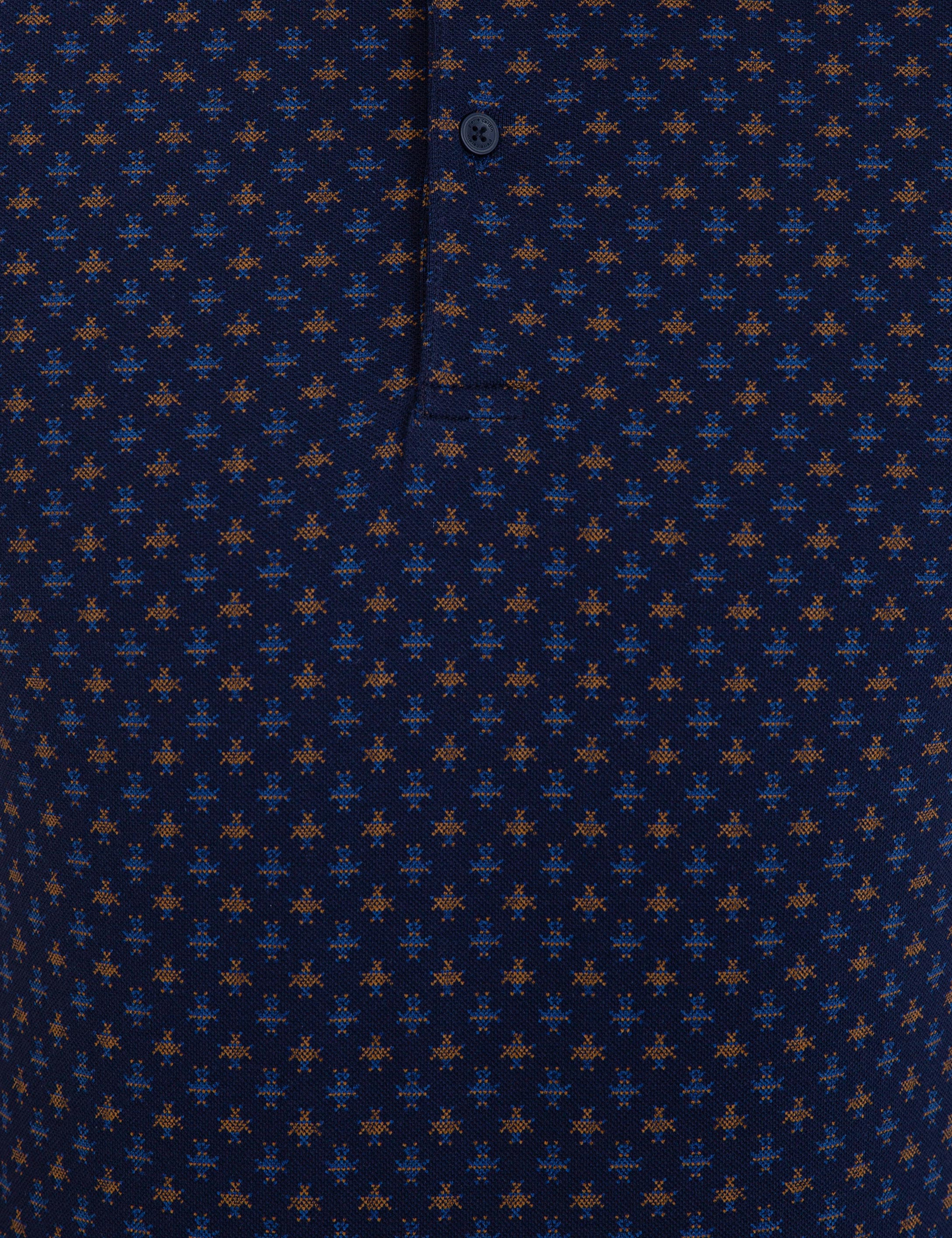 Lacivert Slim Fit Polo Yaka T-Shirt - Image 5