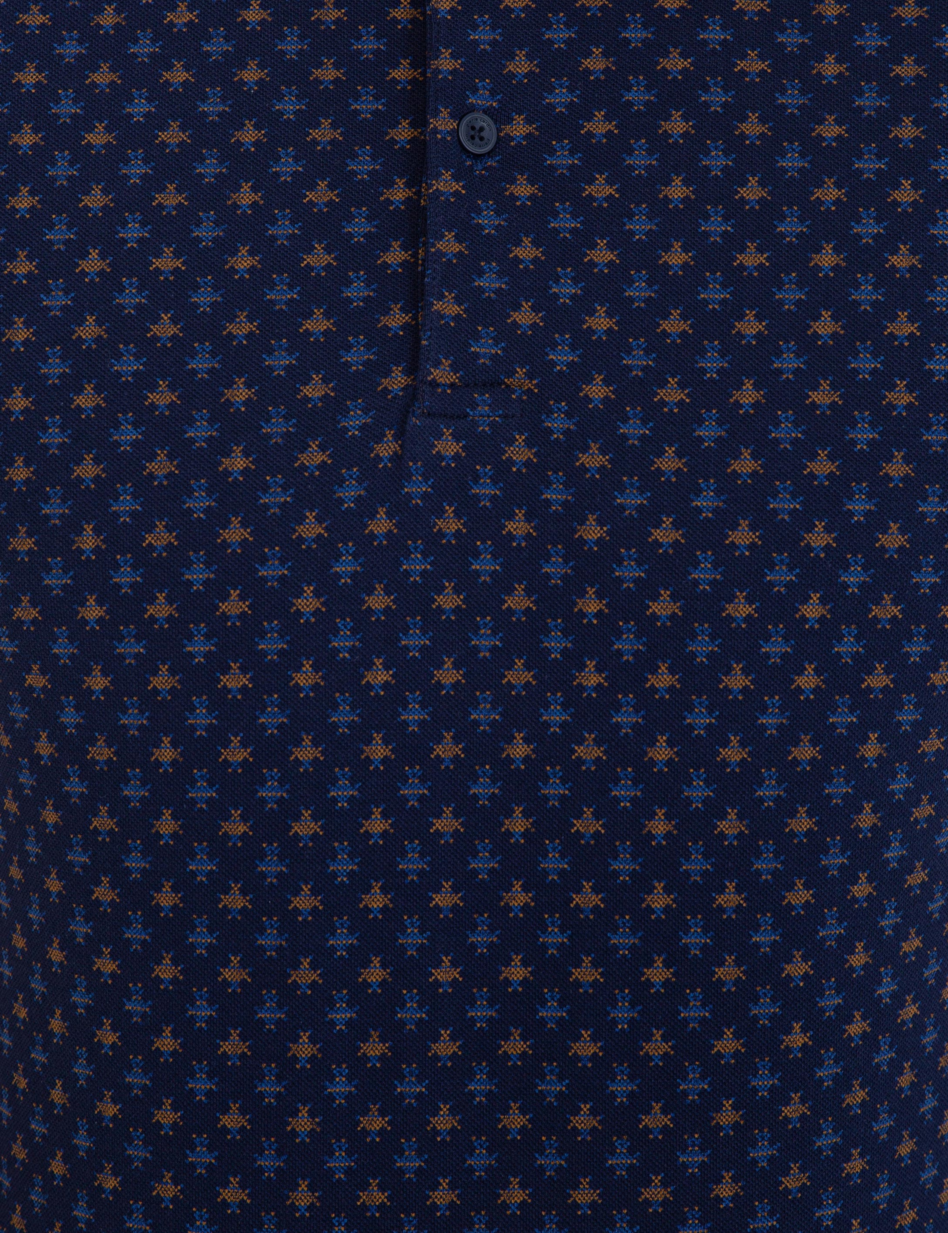 Lacivert Slim Fit Polo Yaka T-Shirt