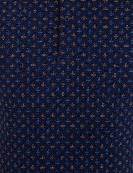 Lacivert Slim Fit Polo Yaka T-Shirt - 50226954011