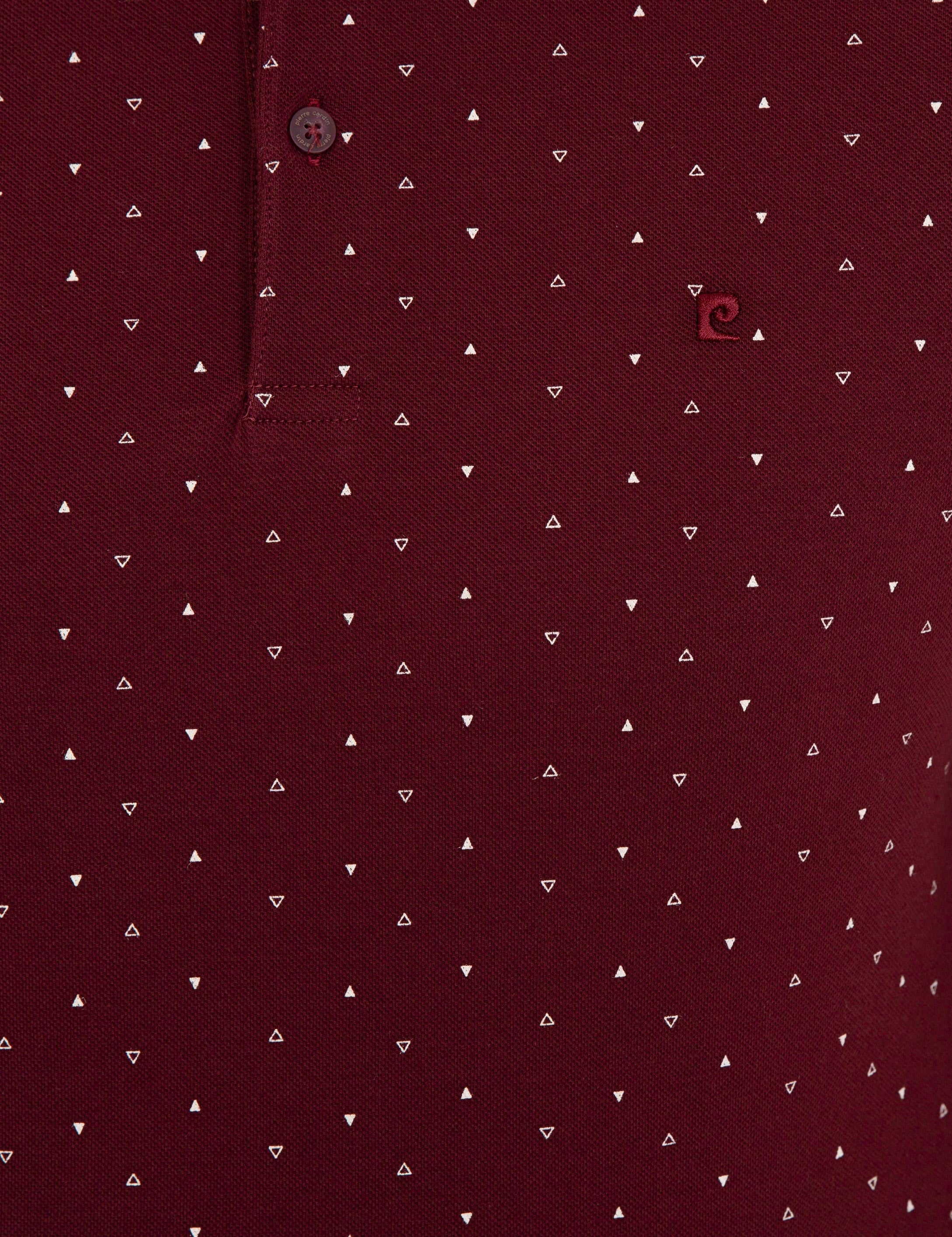 Bordo Slim Fit Polo Yaka Tişört