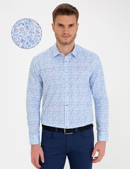 Mavi Regular Fit Uzun Kollu Gömlek - 50233045014