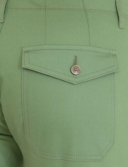 Yeşil Standart Fit Bermuda Şort - 50233249030