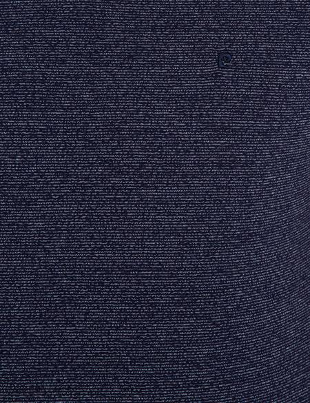 Lacivert Slim Fit V Yaka Tişört - 50239847014