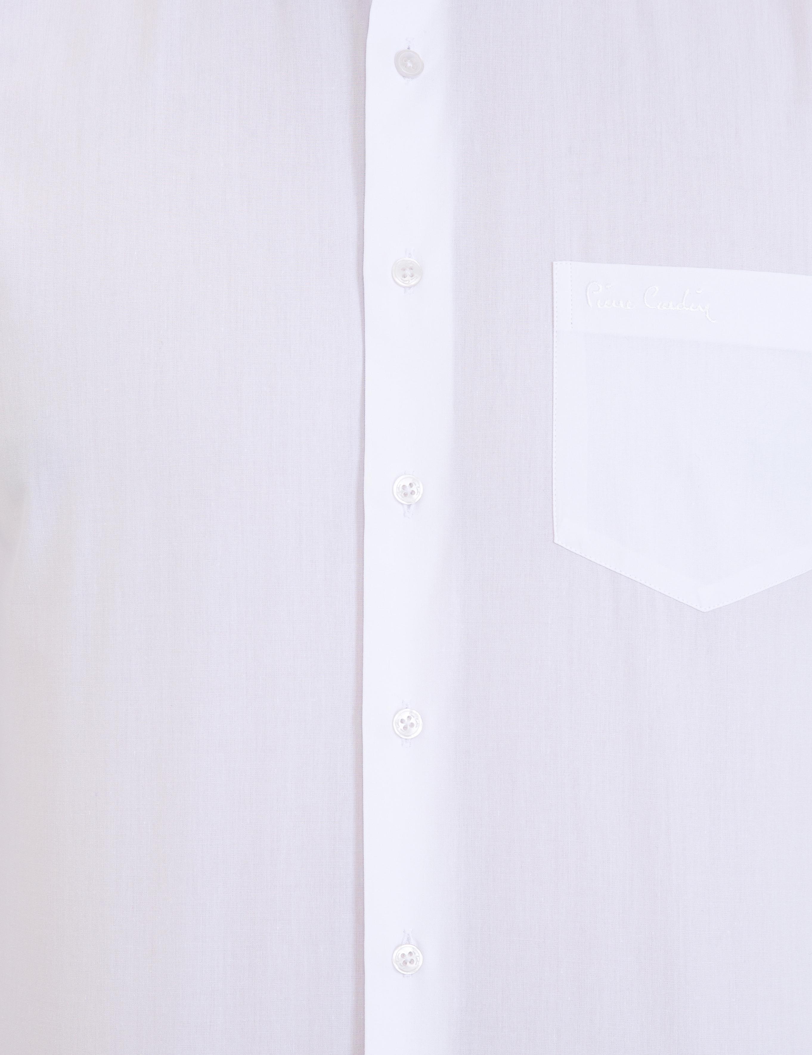 Beyaz Regular Fit Basic Gömlek