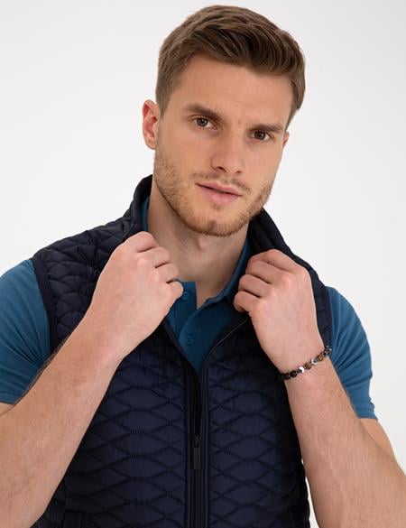 Lacivert Yelek - 50240596020