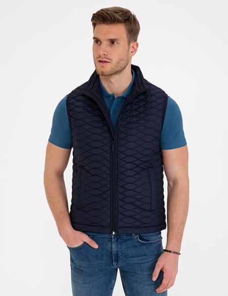 Lacivert Yelek - 50240596020