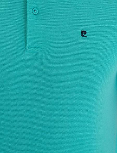 Mint Yeşili Slim Fit Basic Polo Yaka T-Shirt - 50239843101
