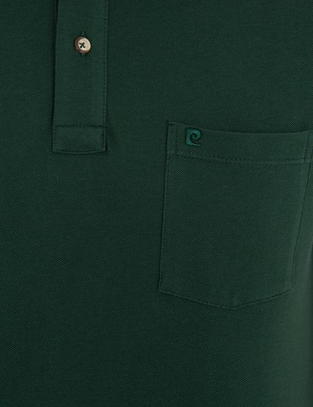 Koyu Yeşil Regular Fit Basic Tişört - 50232387156
