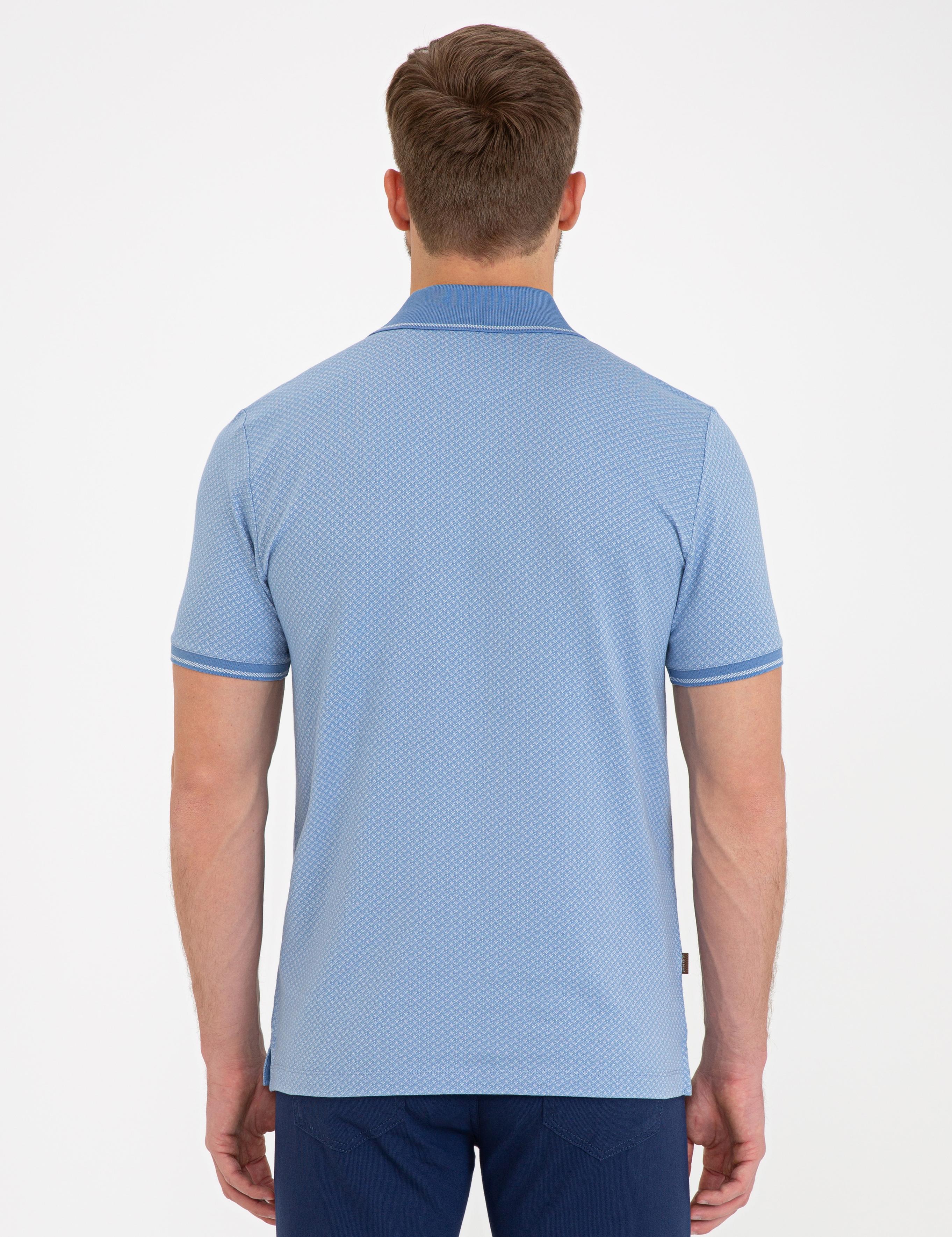 Açık Mavi Regular Fit Polo Yaka Tişört