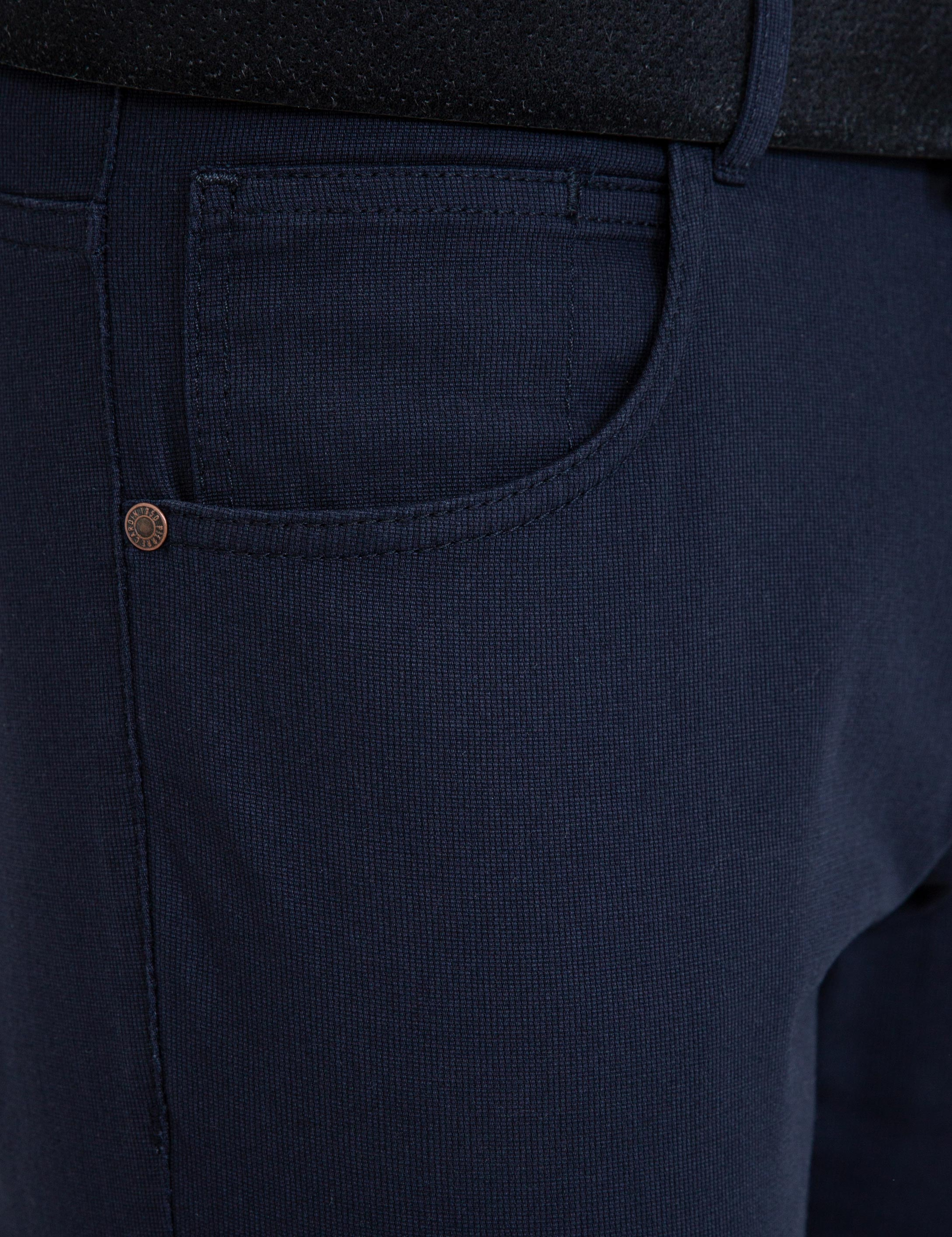 Lacivert Slim Fit Chino Pantolon - Image 4