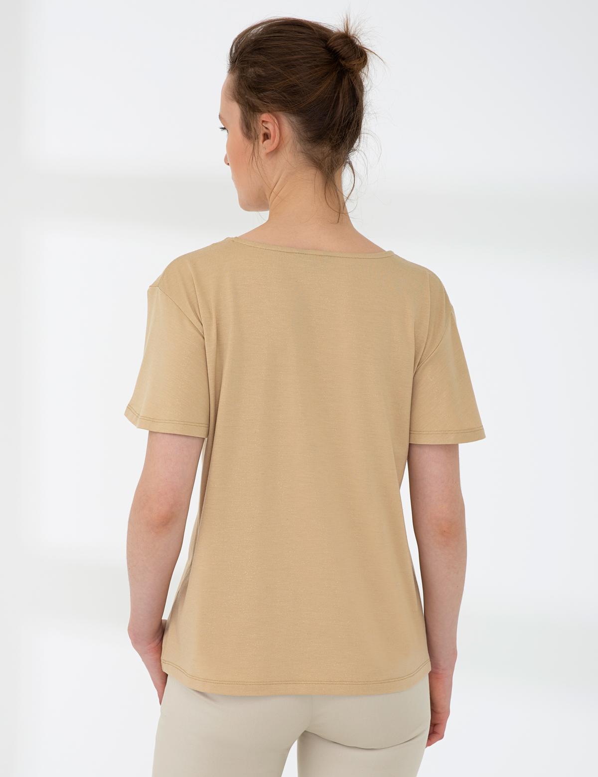Açık Kahverengi Tişört - 50200728021