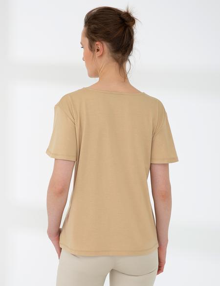 Açık Kahverengi Tişört - 50200728021