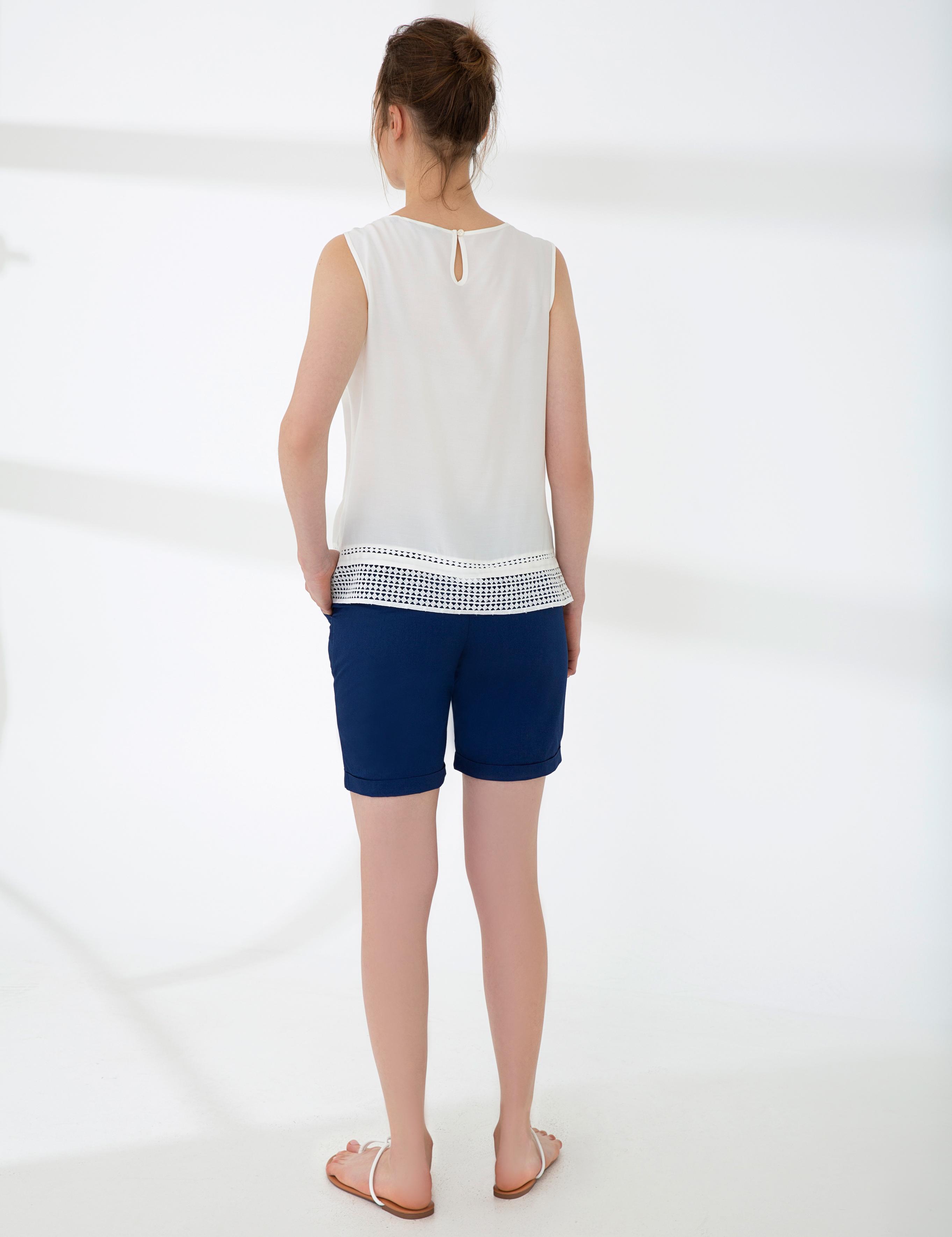 Lacivert Bermuda Şort