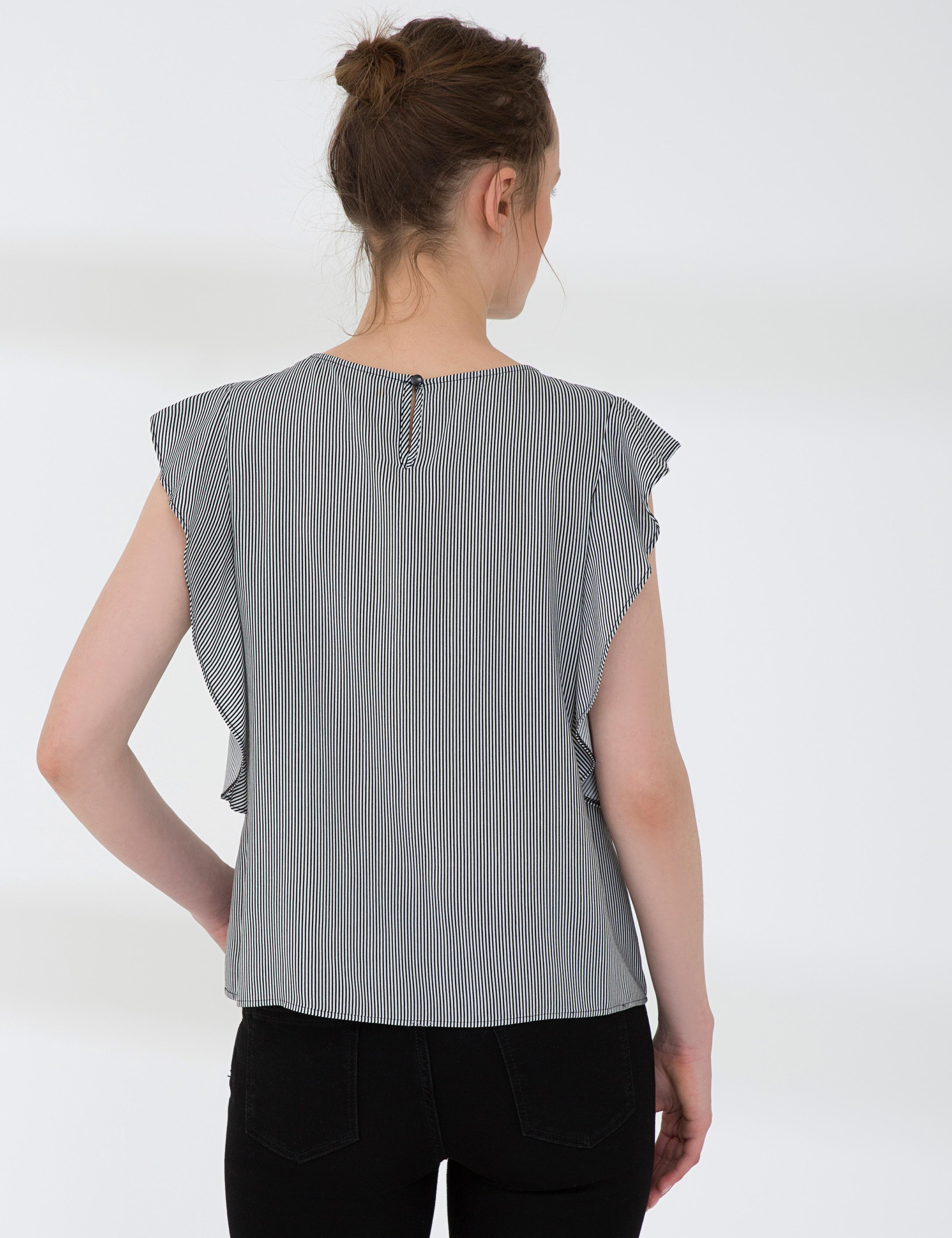 Siyah Regular Fit Bluz