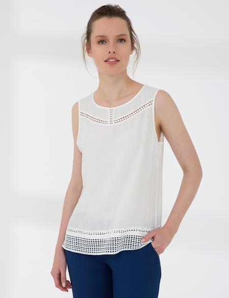 Ekru Bluz - 50202815004