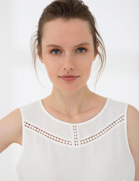 Ekru Bluz - 50202815004