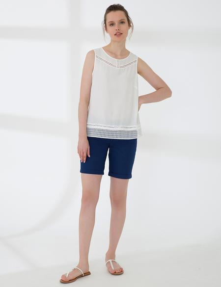 Ekru Bluz - 50202815004