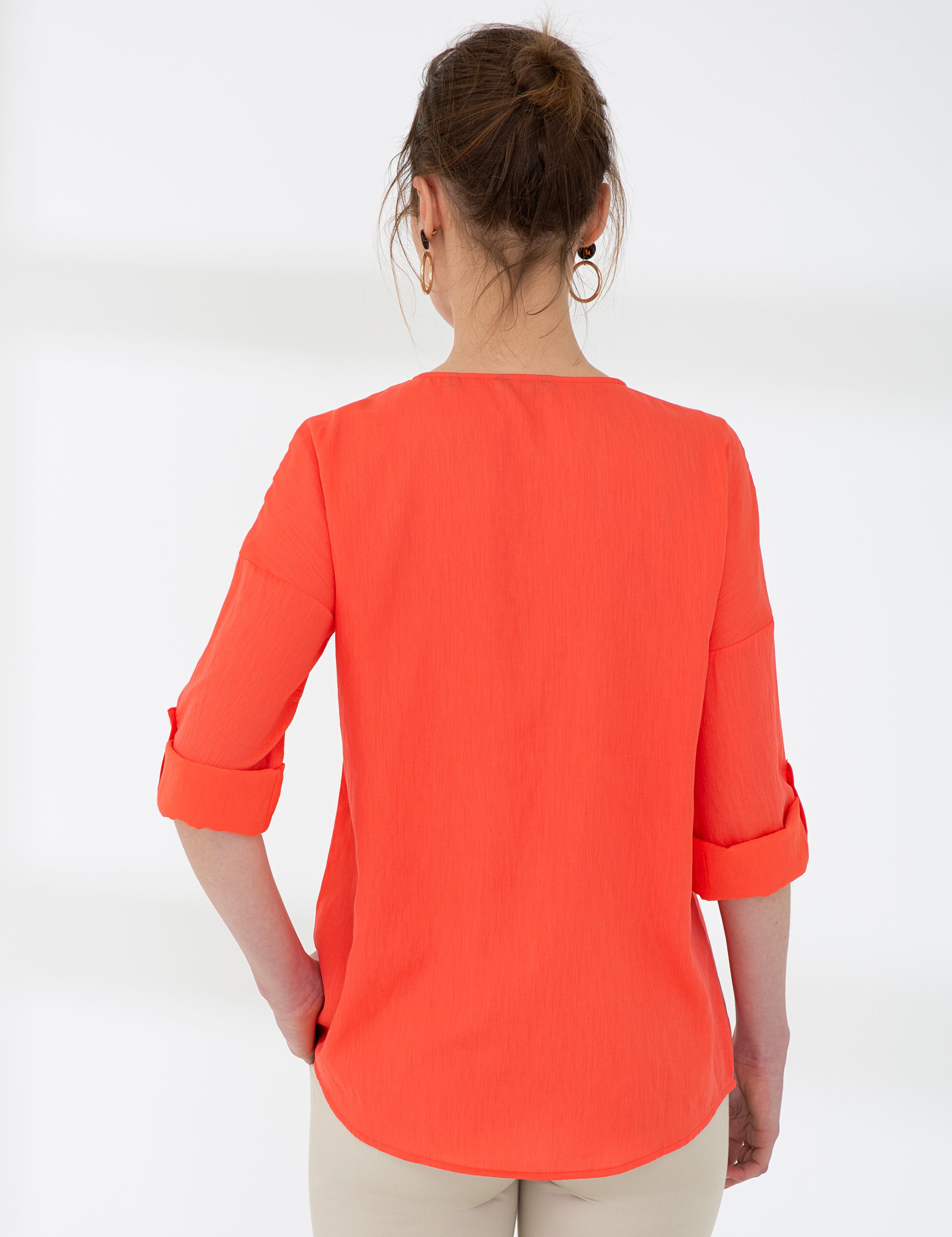 Nar Çiçeği Comfort Fit Uzun Kollu Gömlek