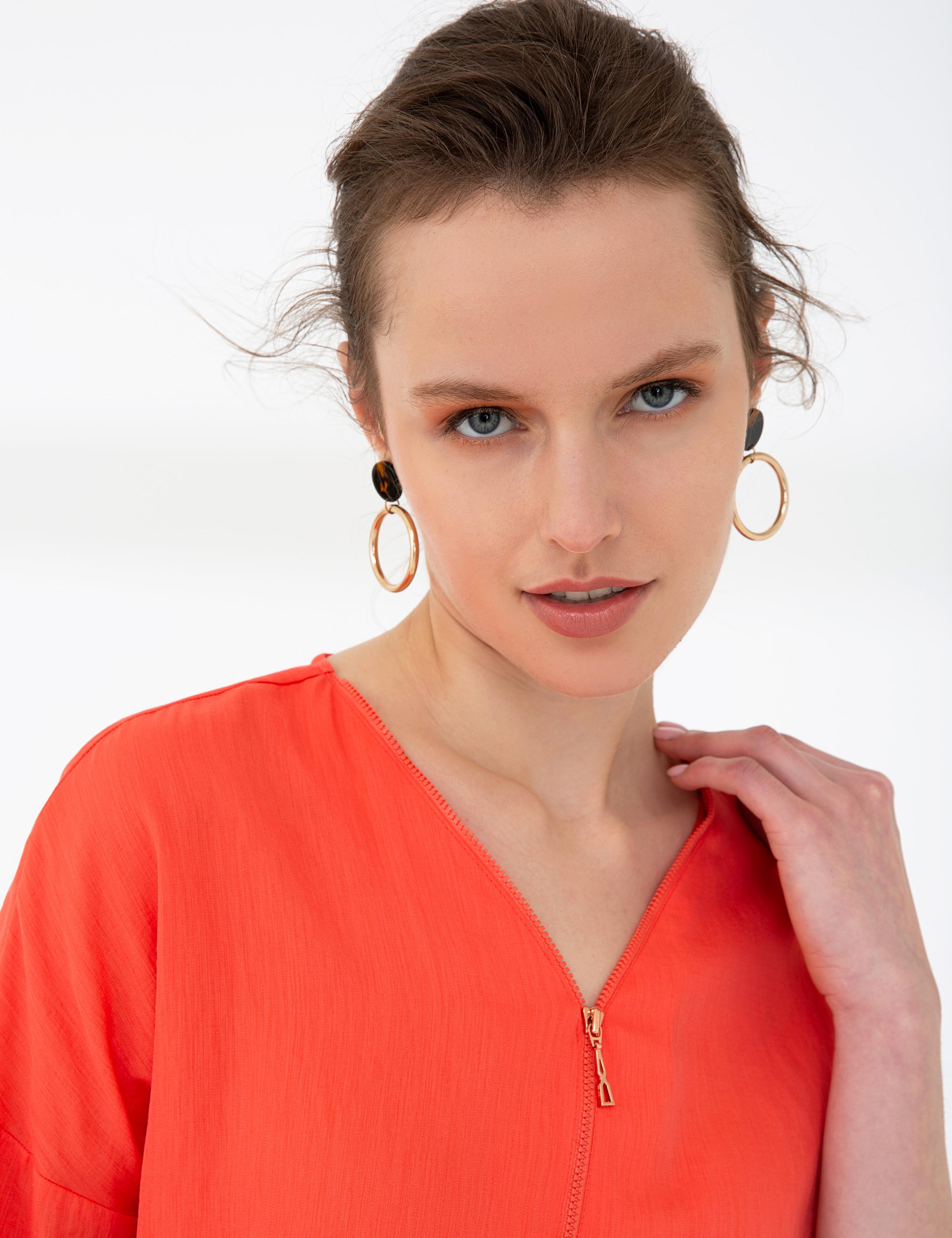 Nar Çiçeği Comfort Fit Uzun Kollu Gömlek