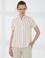Ekru Comfort Fit Kısa Kollu Gömlek