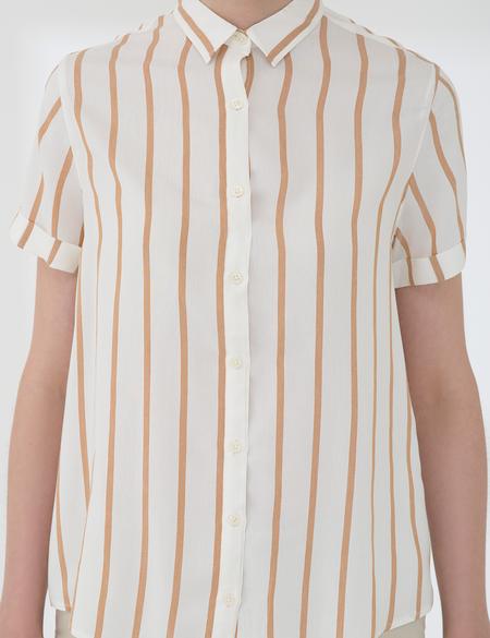 Ekru Comfort Fit Kısa Kollu Gömlek - 50204417001