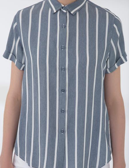 Lacivert Comfort Fit Kısa Kollu Gömlek - 50204417006