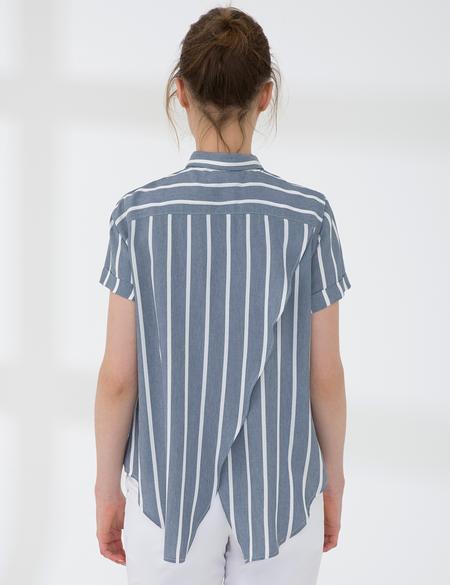 Lacivert Comfort Fit Kısa Kollu Gömlek - 50204417006