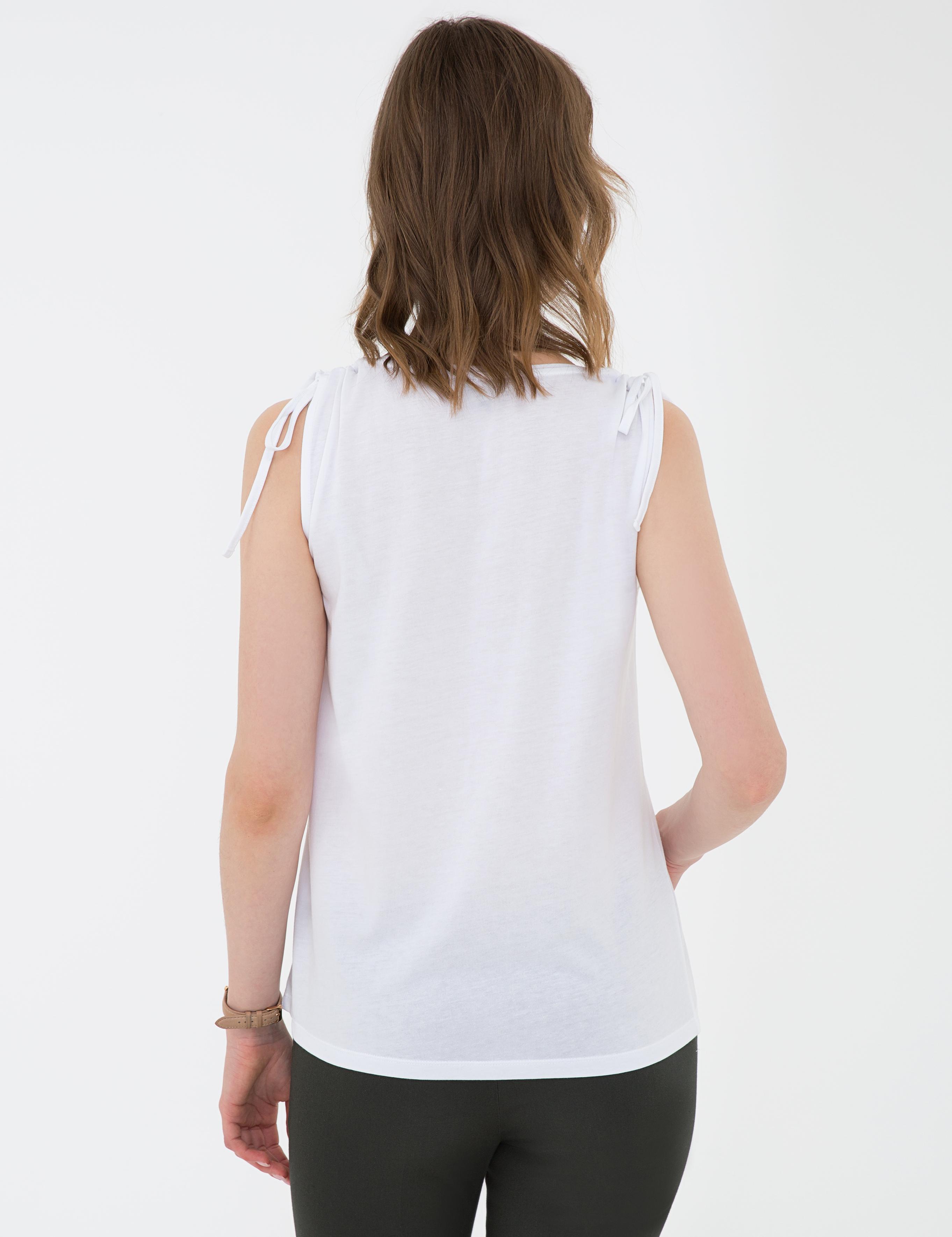 Beyaz Kolsuz Tişört