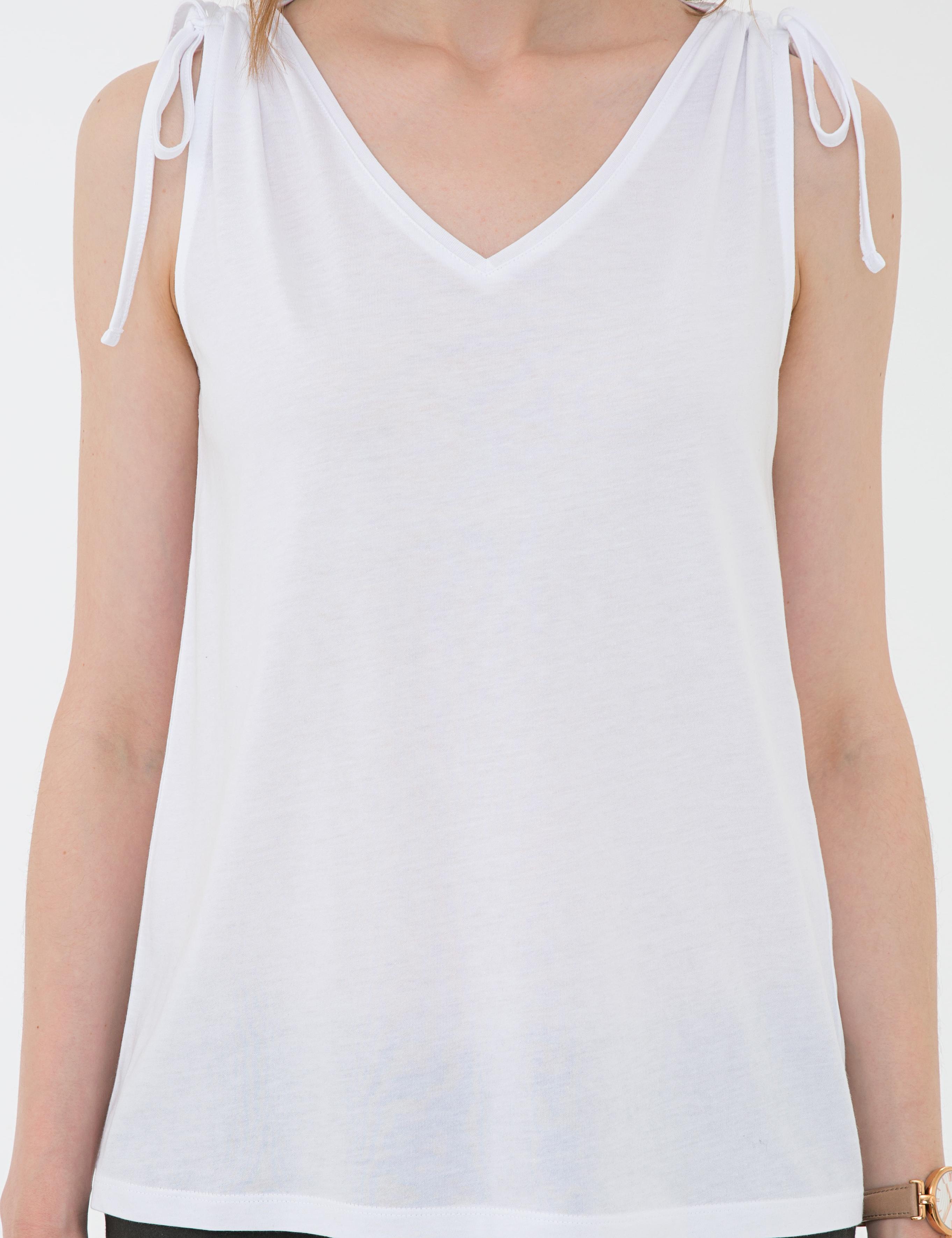 Beyaz Kolsuz Tişört