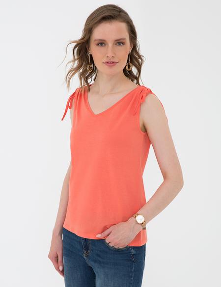 Nar Çiçeği Kolsuz Tişört - 50200747061