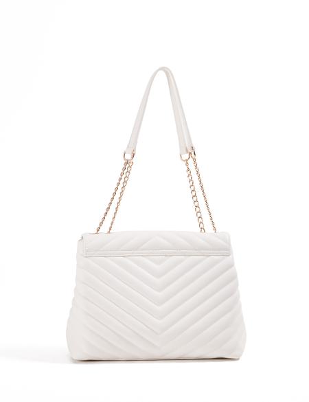 Beyaz Zincir Askılı Omuz Çantası - 50245066008