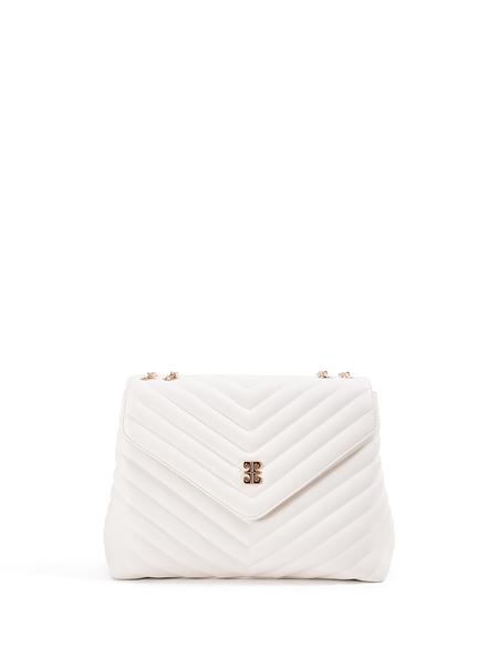 Beyaz Zincir Askılı Omuz Çantası - 50245066008