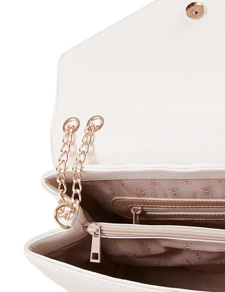 Beyaz Zincir Askılı Omuz Çantası - 50245066008