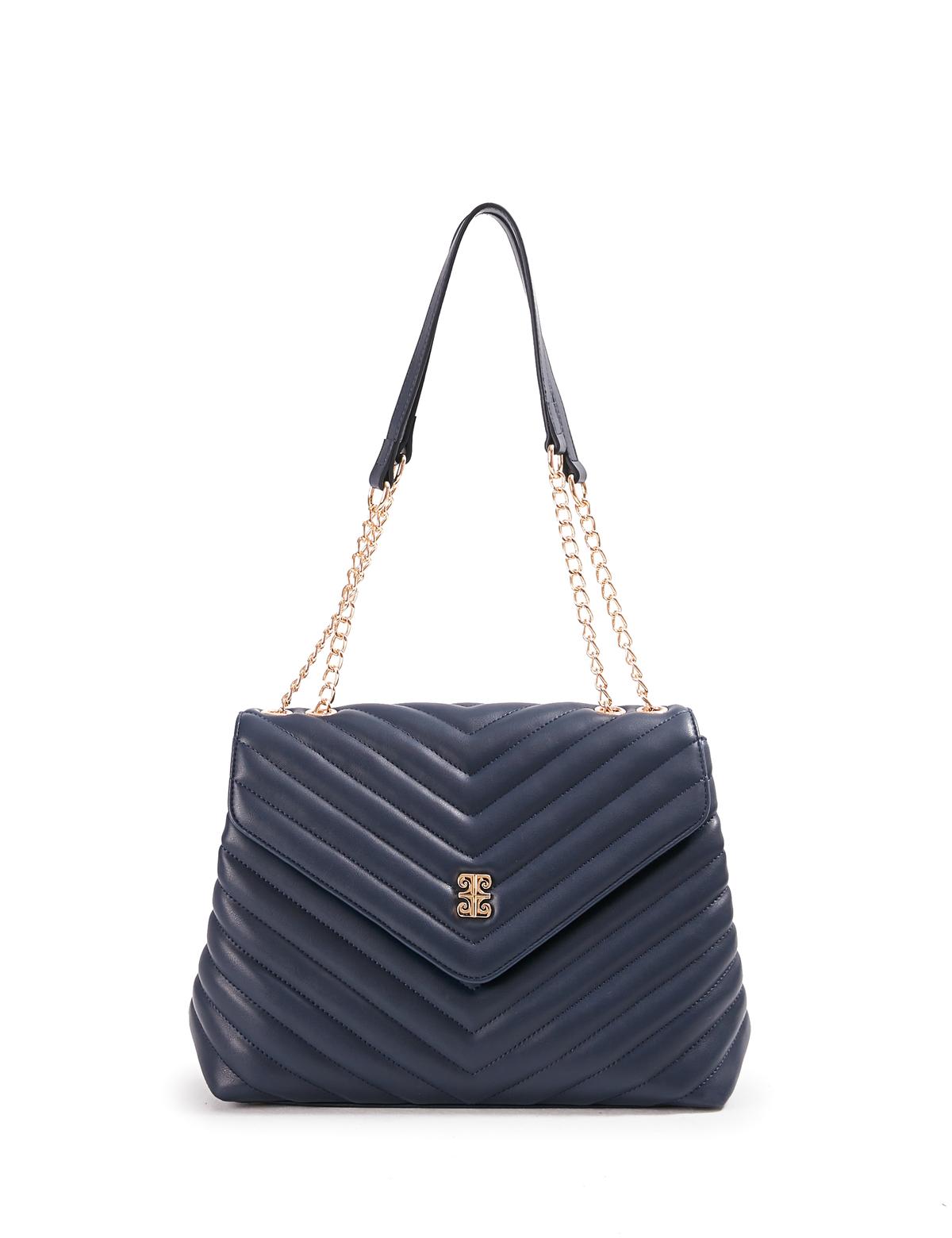 Lacivert Zincir Askılı Omuz Çantası - 50245066002