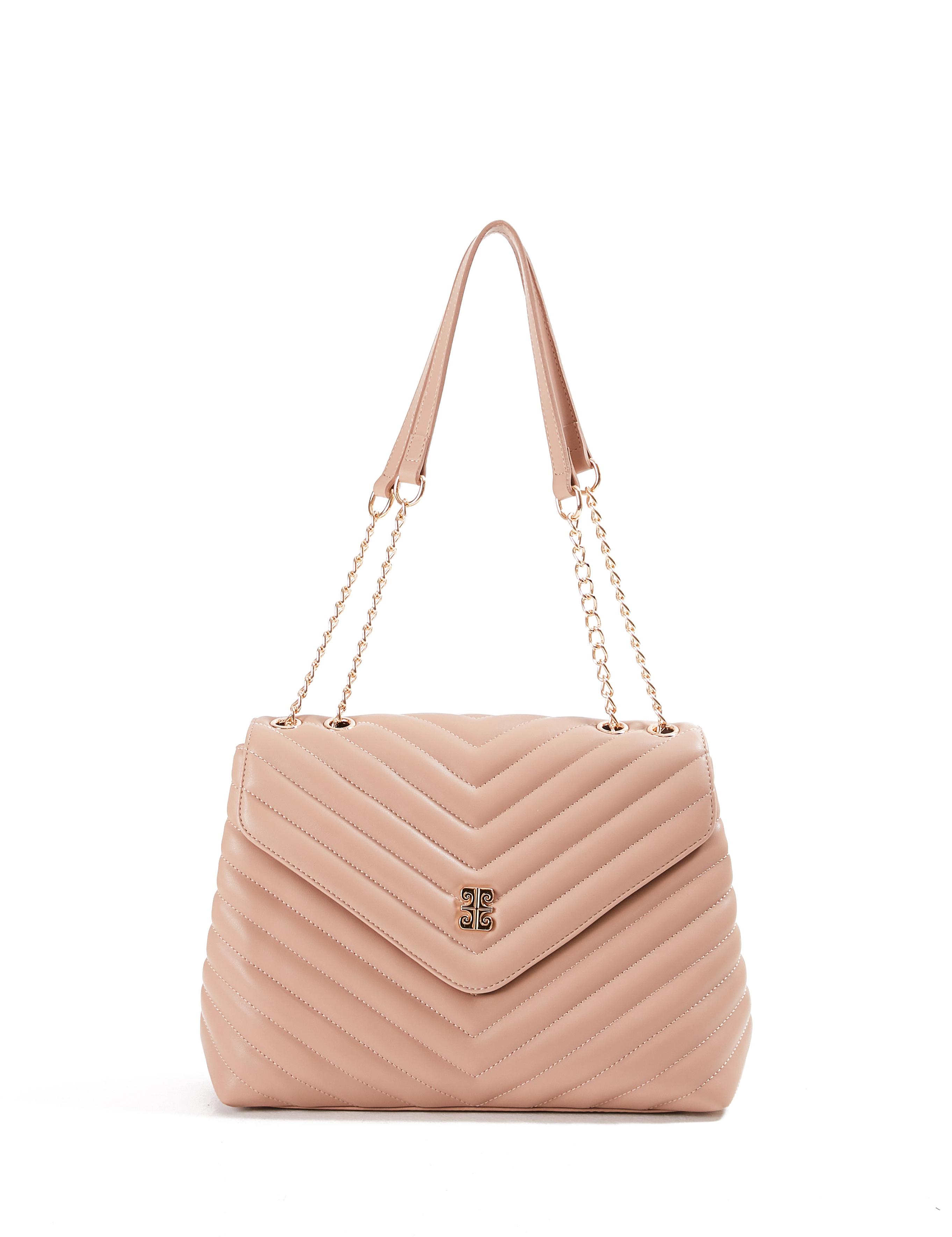 Kahverengi Zincir Askılı Omuz Çantası