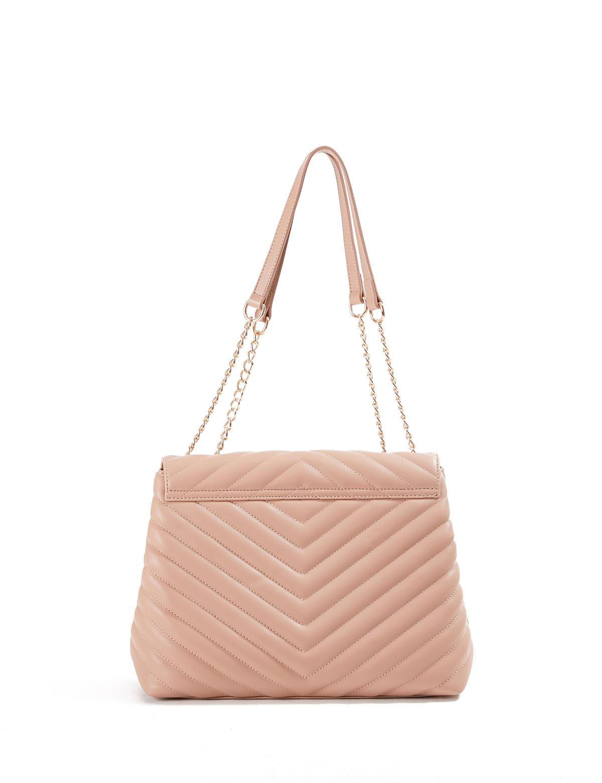 Kahverengi Zincir Askılı Omuz Çantası - 50245066006